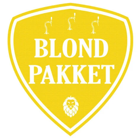 Blond pakket met bier