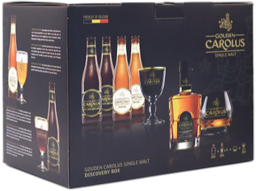 Gouden Carolus Discovery Box met bier en whisky