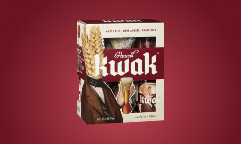 Pauwel Kwak 4x33cl bierpakket