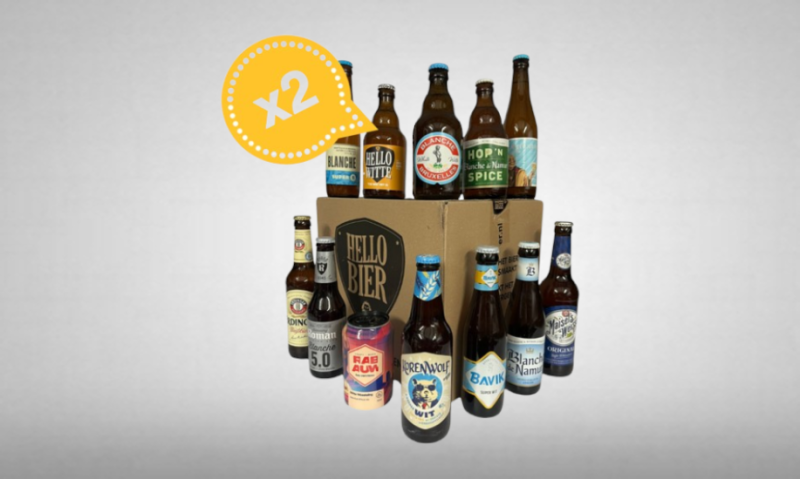 Groot Wit en Weizen bierpakket Hellobier