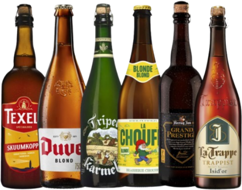 Bierbox met 6 speciaalbieren in een 75cl fles