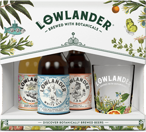 Lowlander Geschenkverpakking met bierglas