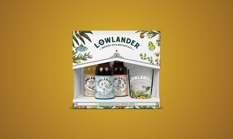 Lowlander bierpakket met glas