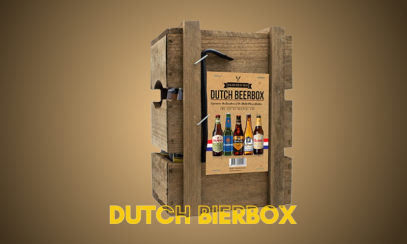 Kistje met nederlands bier