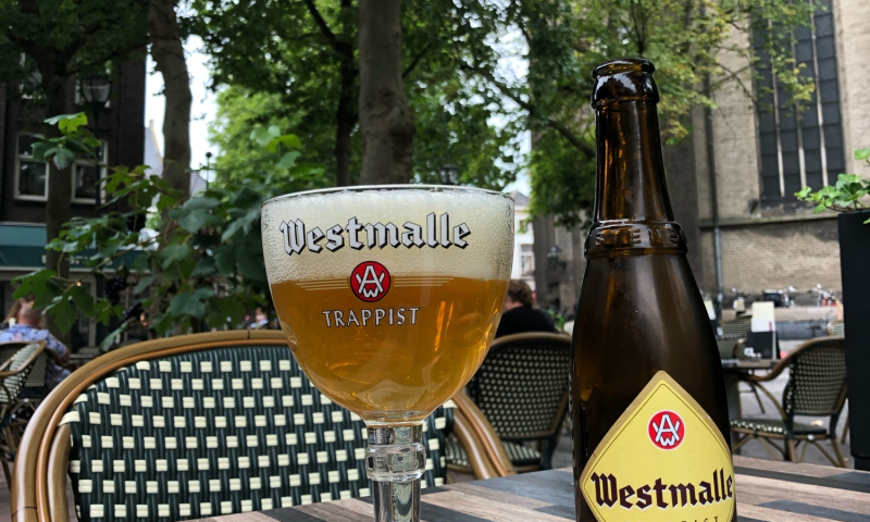 Westmalle Trappist op het terras