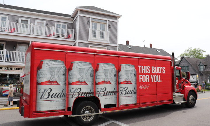 Bud truck in de VS