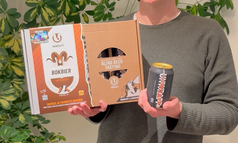 unwrapp bierpakket met bokbier