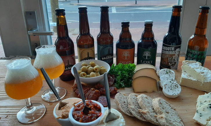 Brouwerij Brasser bieren en kaasplankje