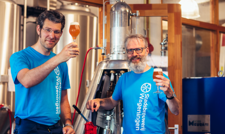 Mannen van Stadsbrouwerij Wageningen