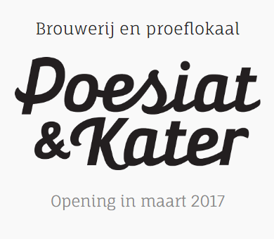 Poesiat & Kater aankondiging opening