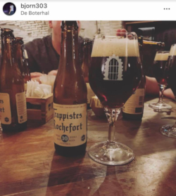 Bjorn drinkt Trappistes Rochefort 10