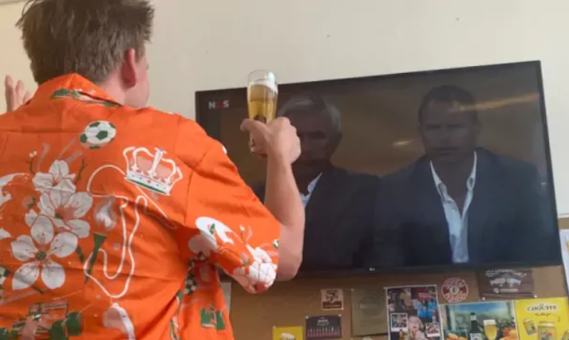Biertje drinken tijdens het WK