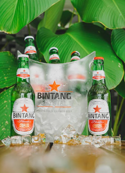 Bintang bier in een koeler
