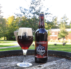 Dulcken bier op een fust bij Brouwersnös