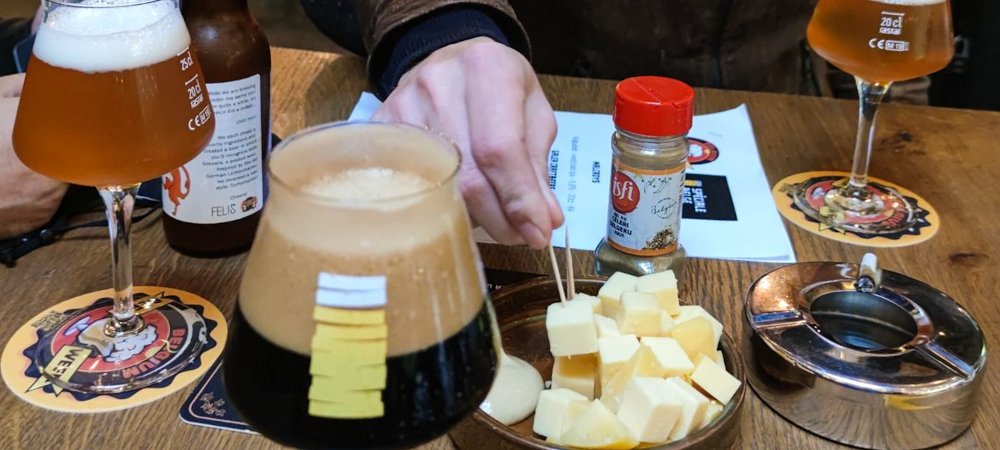 Genieten van bier en kaas tijdens de Belgium Beer Week