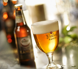 Grolsch Krachtig Kanon flesje en glas