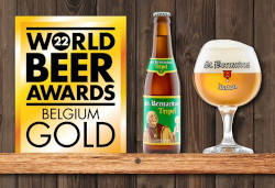 St. Bernardus Tripel wint goud op de World Beer Awards 2022