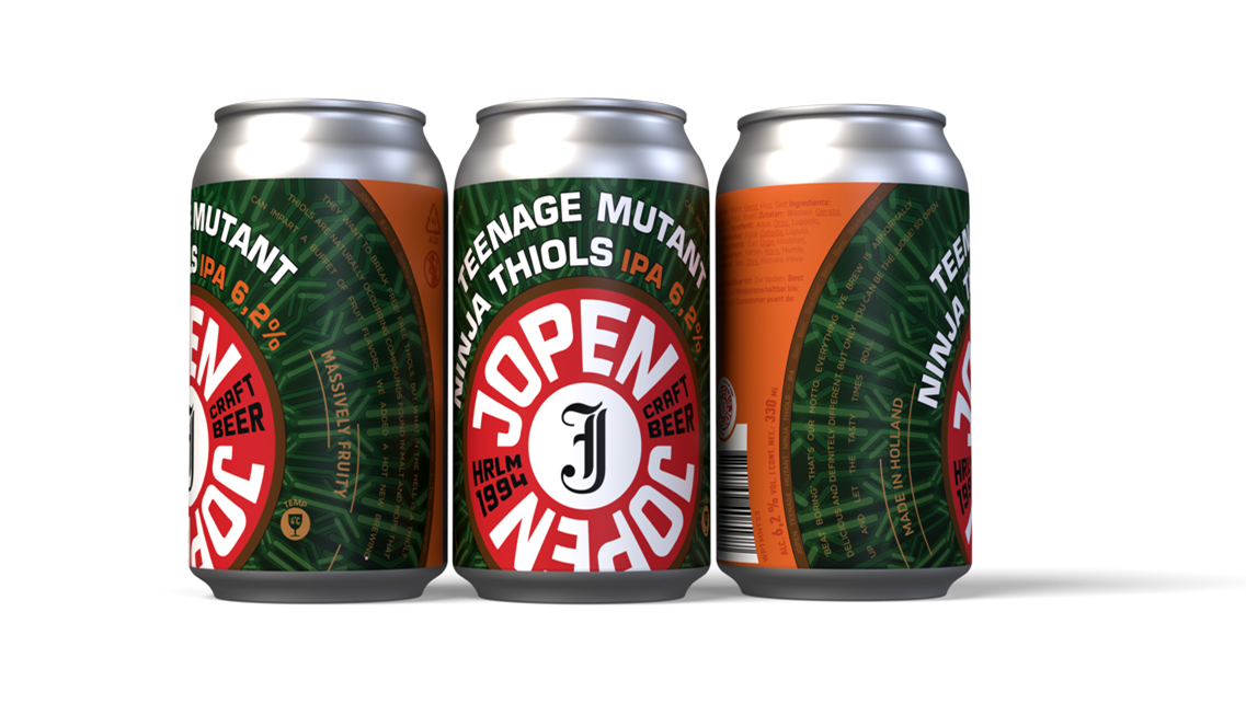 Teenage Mutant Ninja IPA van Jopen blikjes