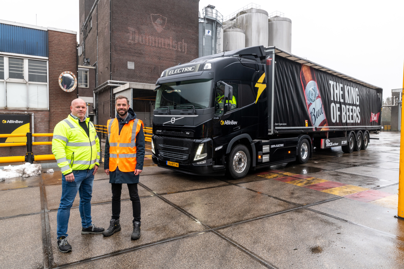 Ralf Kox van Bierbrouwerij AB InBev en Mathijs van Doremalen van Volvo