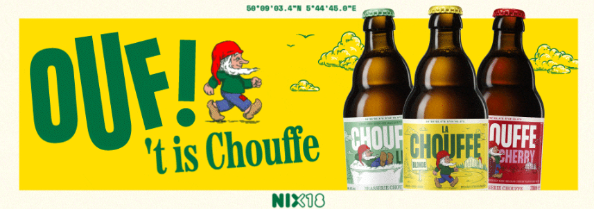 Nieuwe Chouffe etiketten en uitstraling sinds 2025