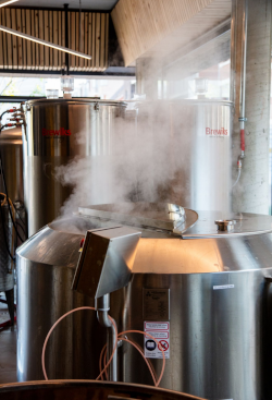 Actieve brouwketel bij BRAUW