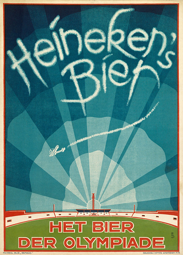 Heineken reclame voor Olympische Spelen 1928