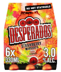 Desperados Strawberry Margarita nu met statiegeld