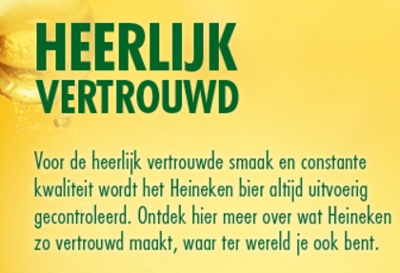 Heerlijk Vertrouwd Heineken