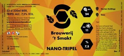 Nano-Tripel etiket