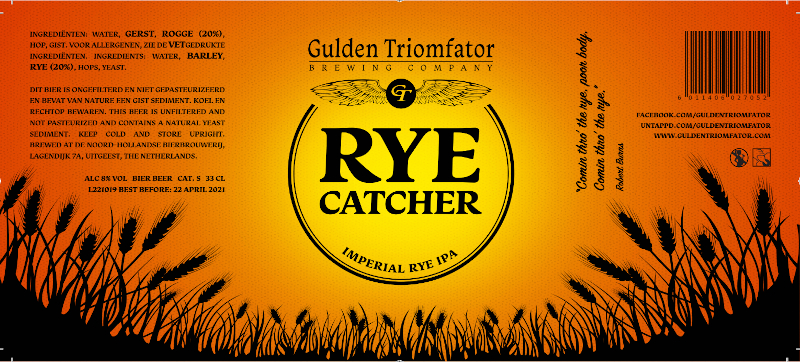 Rye Catcher etiket 