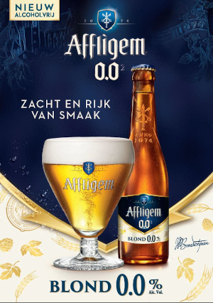 Affligem 0.0% gelanceerd in Nederland