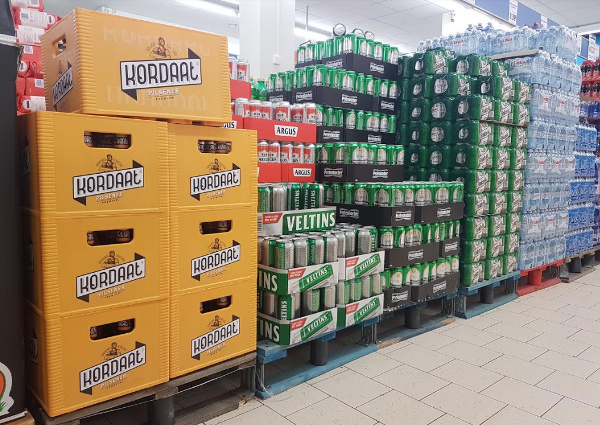 Kordaat bier, Argus, Veltins en Perlenbacher bij Lidl