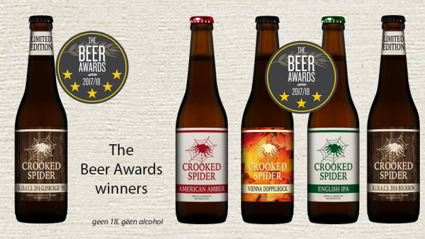 Crooked Spider Beer Award winners