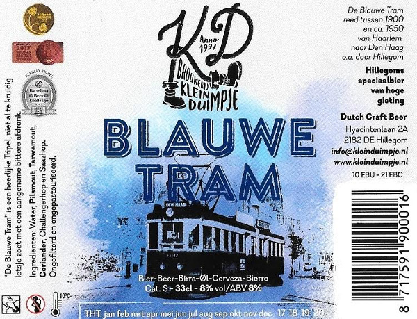 De Blauwe Tram van Klein Duimpje