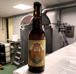 Rodulf de Viking flesje in de brouwerij