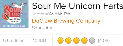 Sour Me Unicorn Farts op Untappd