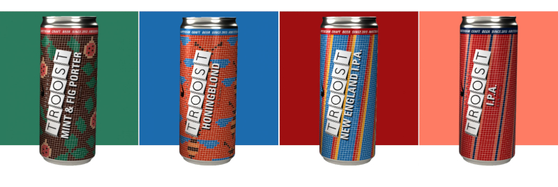 Troost bieren op blik