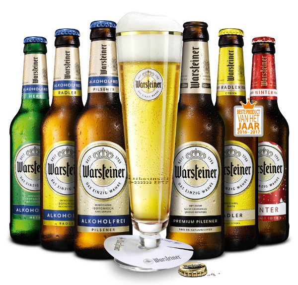 Warsteiner bieren en Radlers