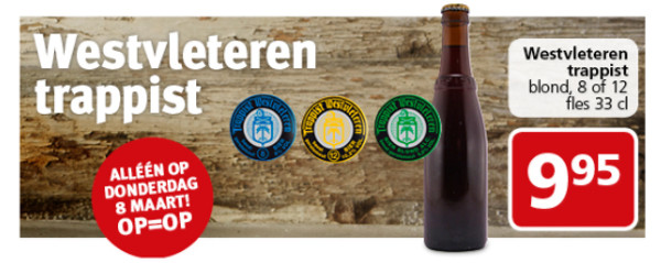 Westvleteren Trappist te koop bij Jan Linders