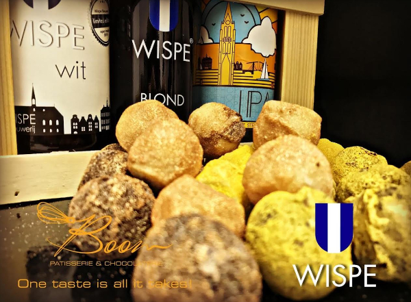 Wispe en Patisserie Boom lanceren biertruffel