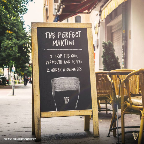 Perfect Martini: Guinness