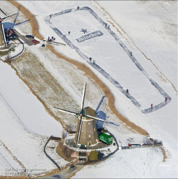 Heineken winter in Nederland inhaker