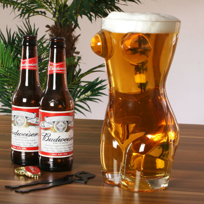 Bierglas torso borsten