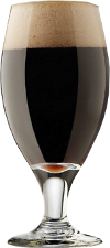 Porter in een glas