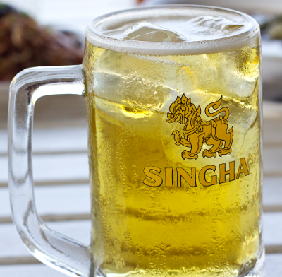 Singa bier ijsklontjes