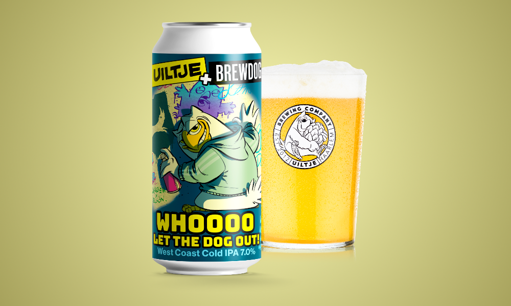 uiltje x brewdog whoooo let the dog out bier