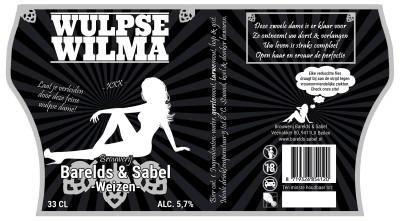 Barelds & Sabel Wulpse Wilma etiket