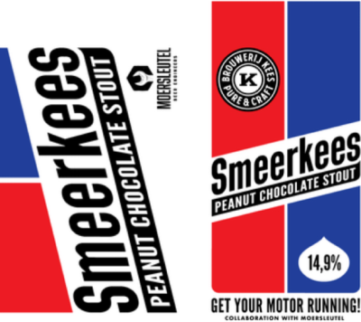 Smeerkees bier van Moersleutel x Kees logo