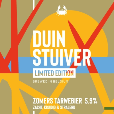 Duinstuiver bier van Scheldebrouwerij logo