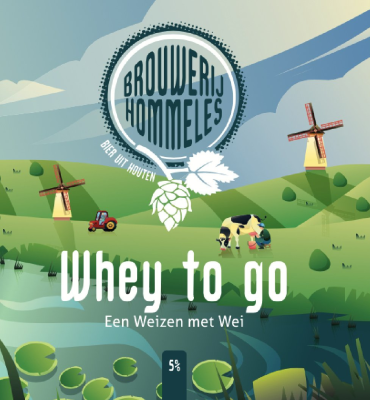 Hommeles Whey to go logo